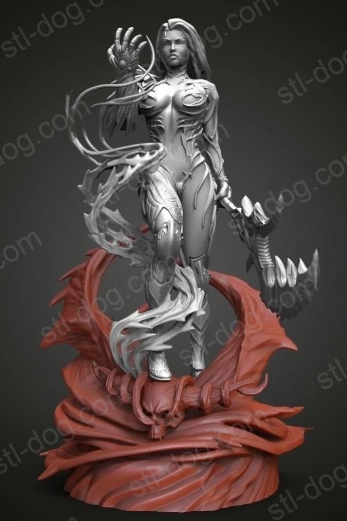 魔女之刃 Witchblade 3D打印模型图纸